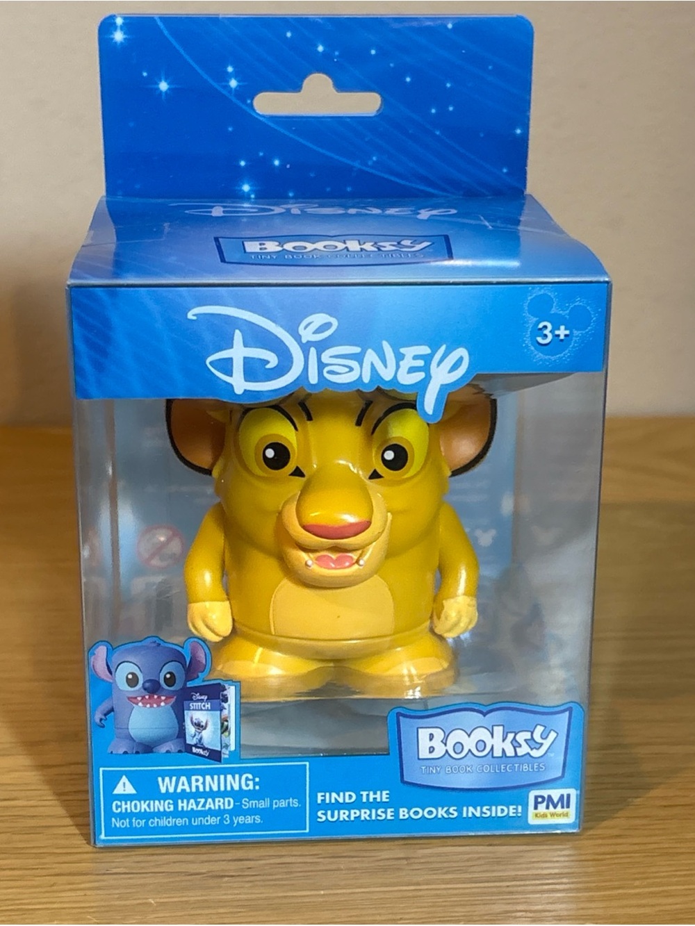 Disney Booksy Lion King Simba Collectible Figure PMI Kids’ World Book NEW